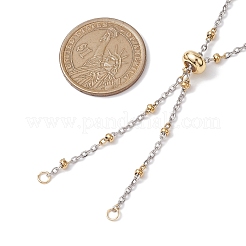 Realizzazione di collane scorrevoli in acciaio inossidabile 304&nbsp;AJEW-JB01289-02