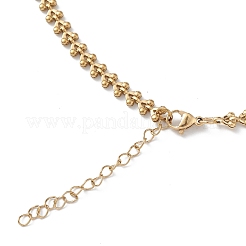 Ionenbeschichtung (IP) 304 Edelstahl-Kolbenkette für Männer und Frauen&nbsp;STAS-B039-11G