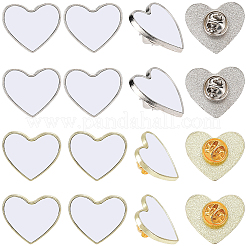 10 jeu d'épingles à broche vierges pour sublimation&nbsp;FIND-SP0004-08C