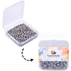Tibetan Silberlegierung beads&nbsp;PALLOY-PH0005-24-WH