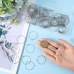 Anillos con dijes para copas de vino de acero inoxidable quirúrgico 316&nbsp;STAS-SC0007-26P