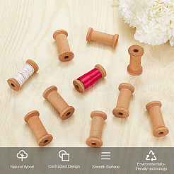Bobines de fil de bois&nbsp;TOOL-WH0125-106B-02