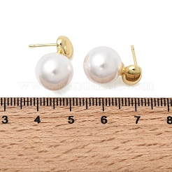 Messing-Bolzenohrring&nbsp;EJEW-H180-05G