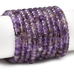 Natürlichen Amethyst heishi Perlen Stränge&nbsp;G-A299-A13-01