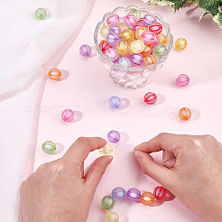 100 perles acryliques transparentes électrolytiques&nbsp;OACR-ME0001-40