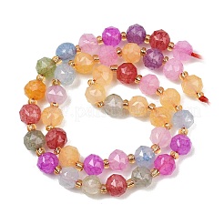 Colliers de perles en verre imitation jade teintées&nbsp;GL-Z001-02A-06