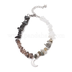 2 bracciale con ciondolo sole e luna in acciaio inossidabile&nbsp;BJEW-JB12922