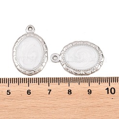 304 Edelstahl-Emaille-Anhänger&nbsp;STAS-K293-20P-01