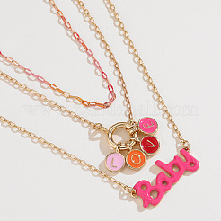 Liebesbaby-Anhänger aus Zinklegierung mit Emaille&nbsp;FS-WGECD5D-02