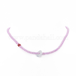 Undurchsichtige Perlenarmbänder aus Acryl&nbsp;NJEW-JN04174