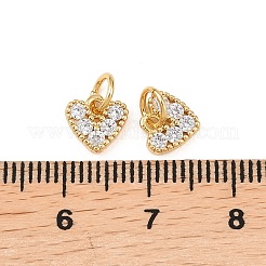 Ottone micro spianare pendenti zirconi&nbsp;KK-Z146-01G-01