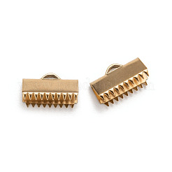 Ionenplattierung (IP) 304 Edelstahlband-Crimpenden&nbsp;STAS-F098-04