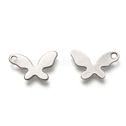 Anlaufgeschützte Charms aus Edelstahl 201&nbsp;STAS-B001-33P