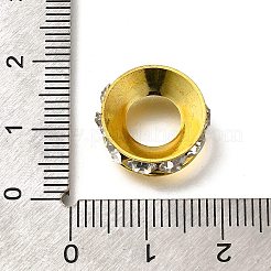 Perline distanziatori strass in ottone&nbsp;KK-M313-44D-12