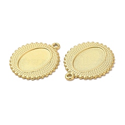 Pendentifs cabochons en acier inoxydable 304 avec placage ionique (IP)&nbsp;STAS-L020-026G