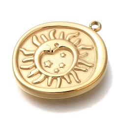 Pendentifs en acier inoxydable 304 avec placage ionique (IP)&nbsp;STAS-P371-100G