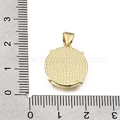 Pendentifs en laiton et coquillage naturel sur le thème de la Vierge Marie&nbsp;SH-CBA7C77-01B-G04