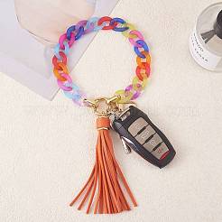 Llavero con eslabones de cadena&nbsp;HJEW-SW00014-07
