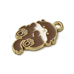 Plateados de oro colgantes de esmalte de aleación&nbsp;ENAM-L049-01G-07