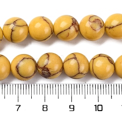 Filo di perline turchesi sintetici&nbsp;G-L605-G01-03C
