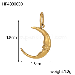 Anhänger aus Edelstahl 304&nbsp;STAS-OY012-42G