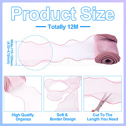 12 m Polyester-Wellenkantenband&nbsp;DIY-TA0012-96A