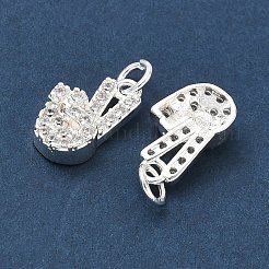 Pendentifs en laiton zircon cubique transparent&nbsp;CU-CBA3F77-06S