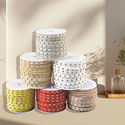 Calfovera 6 rouleau 6 couleurs cordon en simili-suédine&nbsp;LW-CL0001-02C