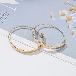Creolen aus 304er Edelstahl für Damen&nbsp;X-EJEW-Q781-04G