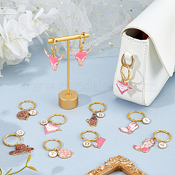 26 x Schlüsselanhänger aus Emaille-Legierung.&nbsp;KEYC-FH00092