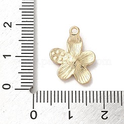 Pendentifs fleurs d'émail en alliage&nbsp;ENAM-A007-02KCG-03