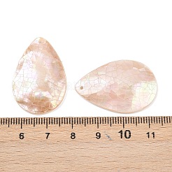 Natürliche rosa Schalenanhänger&nbsp;SSHEL-C014-01B