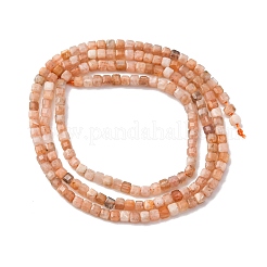 Natürliche Pfirsichmondstein Perlen Stränge&nbsp;G-RM250104-A3