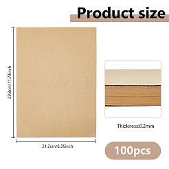 100 Blatt A4 Blanko-Bastelpapier&nbsp;DIY-DC0004-07