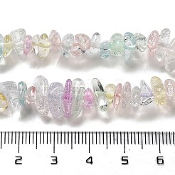 Transparent Knistern Glasperlen Stränge&nbsp;GLAA-U004-01B