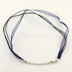 Multi-Strang-Halskettenschnur für Schmuck machen&nbsp;NJEW-R218-19