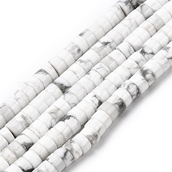 Fili di perline howlite naturale&nbsp;G-RM241221-P1