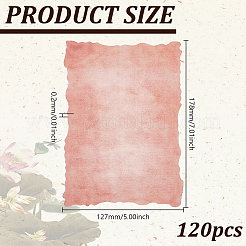 120 Stück Briefpapier aus Papier&nbsp;DIY-GO0003-01