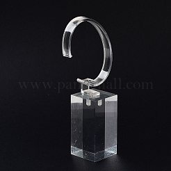 3 Stück 3 Größen C-förmiges Displayständer-Set aus organischem Glas für einzelne Armbänder&nbsp;BDIS-Q027-01