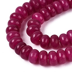 Chapelets de perles de jade blanche naturelle&nbsp;G-Q613-01F-29