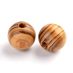 Runde Naturholzperlen&nbsp;WOOD-Q009-16mm-LF