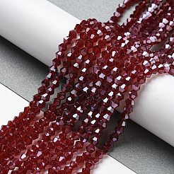 Trasparenti perle di vetro placca fili&nbsp;GLAA-F029-2mm-C27