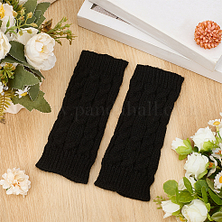 1 Paar warme fingerlose Nylonhandschuhe&nbsp;AJEW-CY0002-22A
