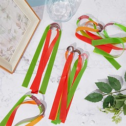 10 pieza de goma elástica de 2 colores compatible con catapulta de cuero PU&nbsp;FIND-GF0004-76