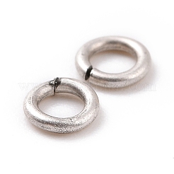 925 Sterling Silber Sägeschnitt offene Biegeringe&nbsp;STER-D036-25AS-05