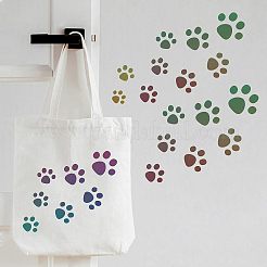 Grands modèles de pochoirs de peinture de dessin réutilisables en plastique&nbsp;DIY-WH0202-038