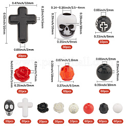 500 Stück 14 Stile DIY Acryl- und Harzperlen-Kits&nbsp;DIY-SC0030-56