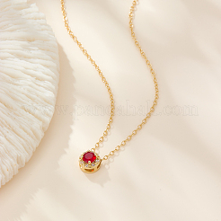 925 collier en argent vintage simple tempérament clavicule chaîne zircon coloré collier exquis&nbsp;ND6221-2