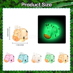 Decorazioni per display domestico in resina luminosa da 30 pz 5 colori&nbsp;RESI-SZ0003-23