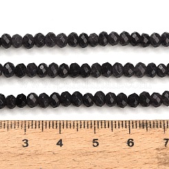 Chapelets de perles en jade blanc naturel teinté&nbsp;GG-CBAF9EE-A13-3x4mm